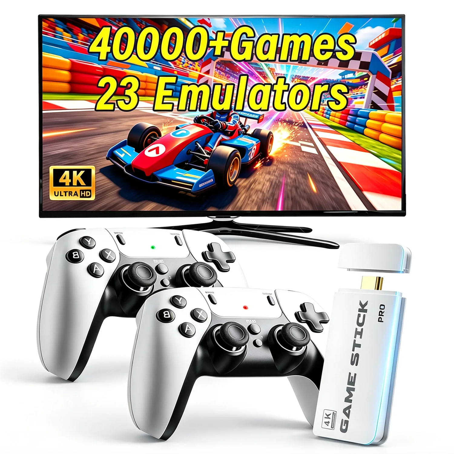 Retro Gaming Kiosk - M15 Retro-Spielekonsole mit 4K-HDMI-Ausgang, 64 GB