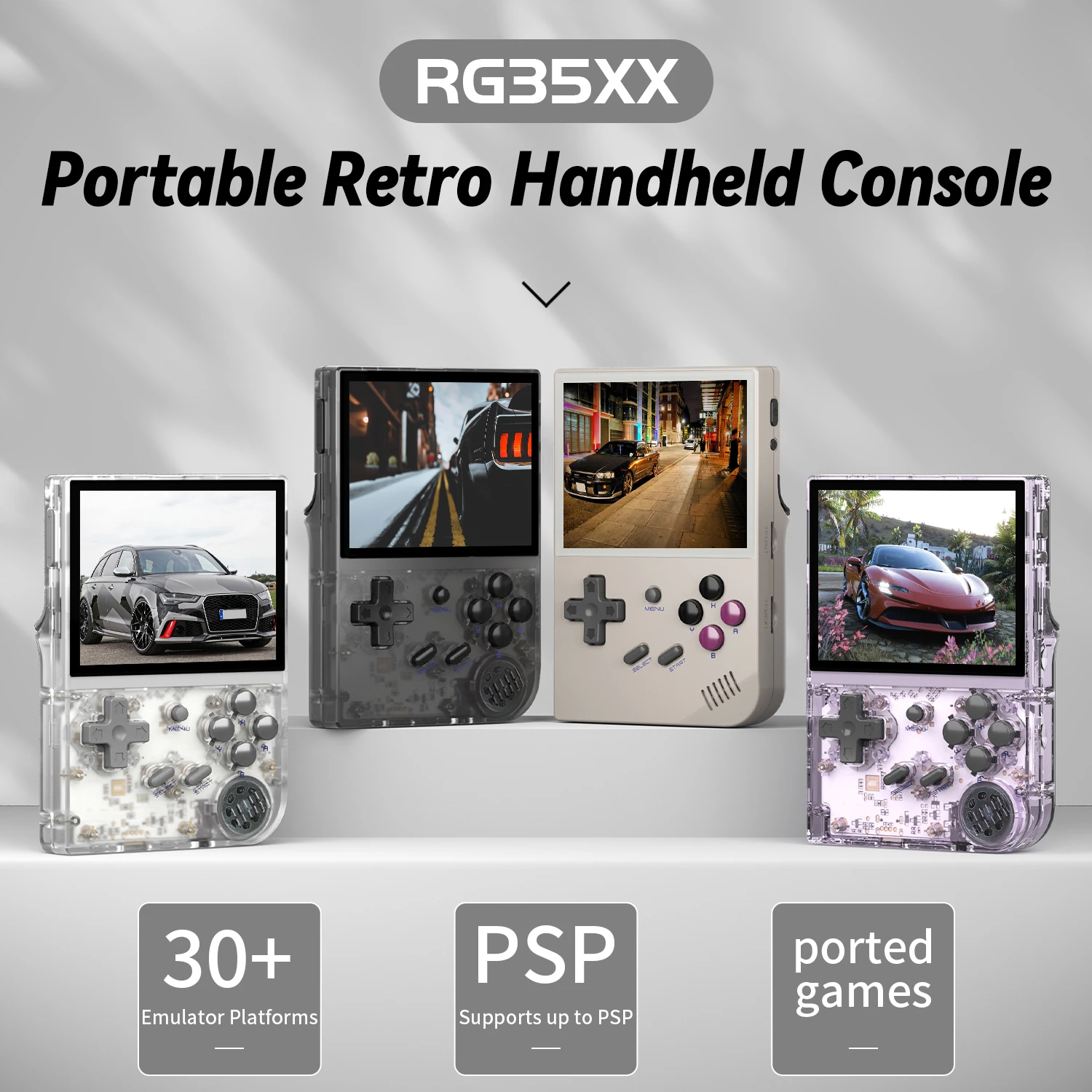 Retro Gaming Kiosk - RG35XX Handheld-Spielekonsole Linux-System 3,5'' IPS-Bildschirm Streaming