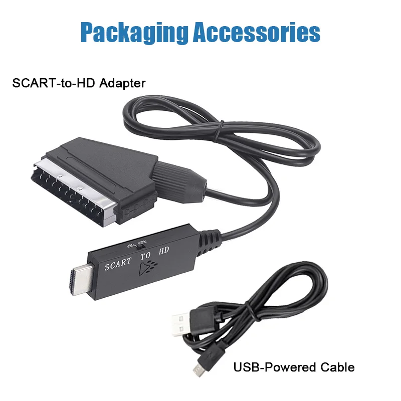 SCART-zu-HDMI-kompatibler Konv – Scart To Hdmi Bewertung und Preis