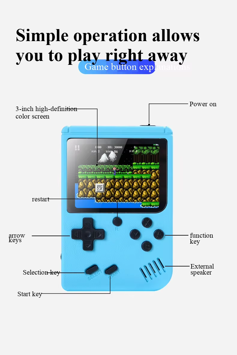 400-in-1-Mini-Spielekonsole, t – Retro Gaming Kiosk Bewertung und Preis