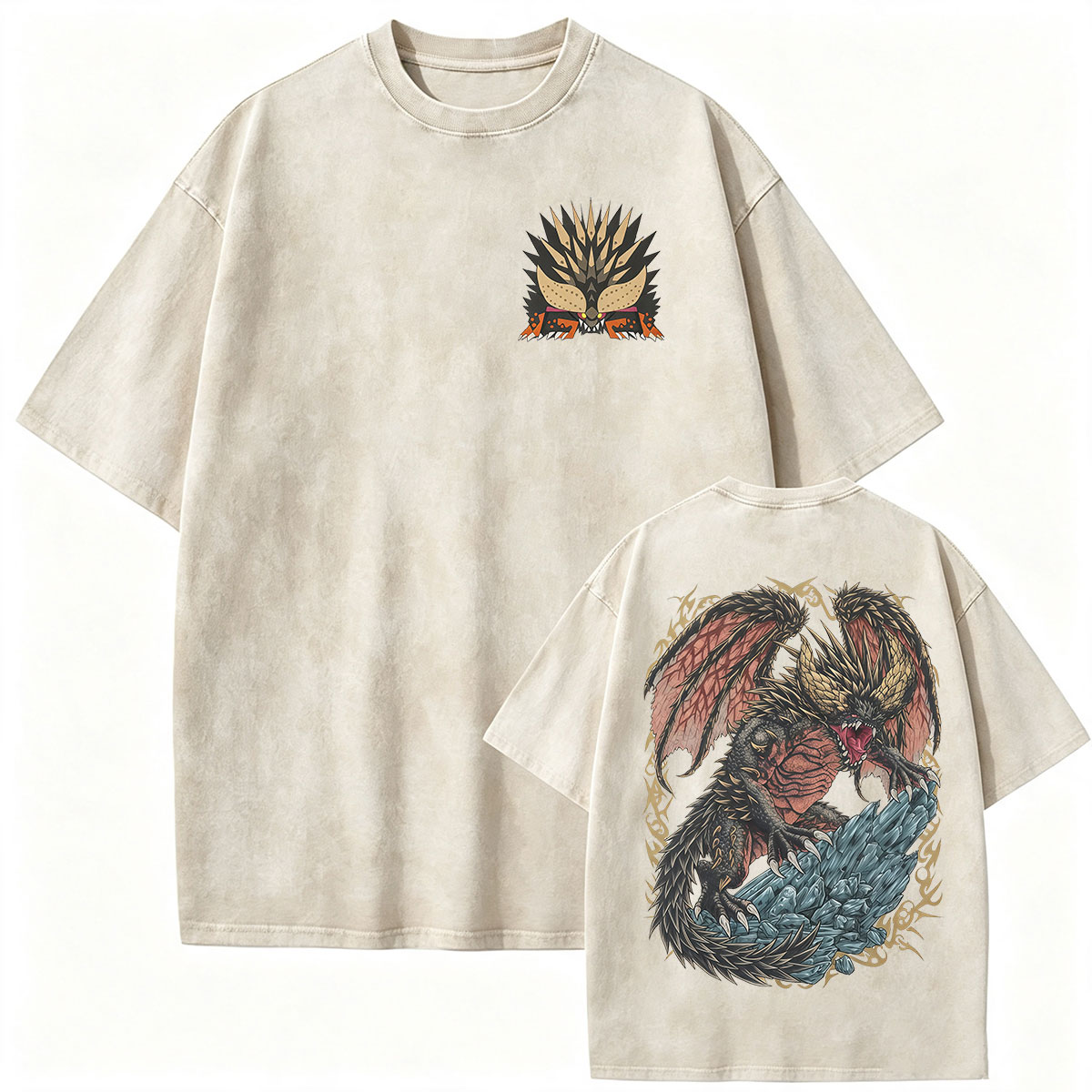 Vintage-gewaschene Monster Hun – Retro Gaming T Shirt Bewertung und Preis