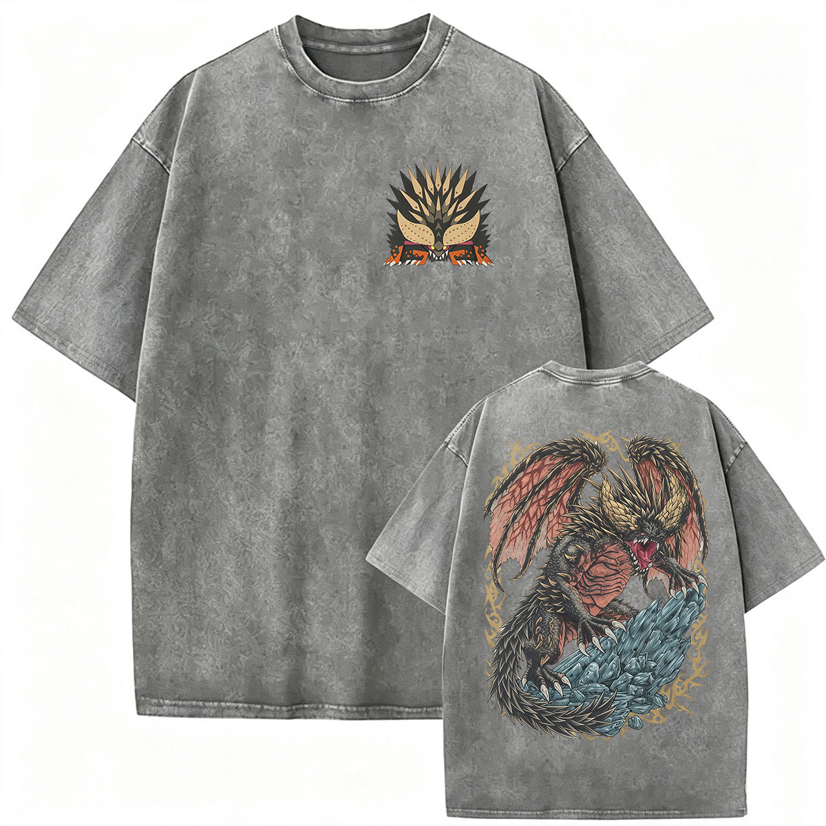 Vintage-gewaschene Monster Hun – Retro Gaming T Shirt Bewertung und Preis
