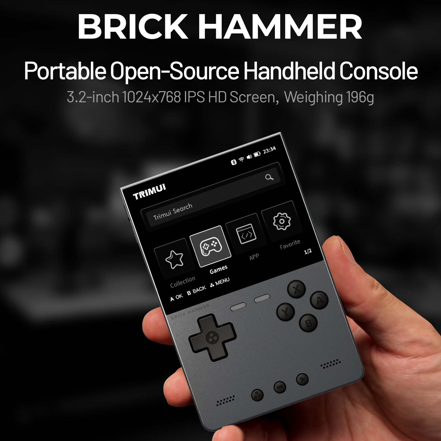 TRIMUI BRICK HAMMER Retro Hand – Retro Gaming Kiosk Bewertung und Preis
