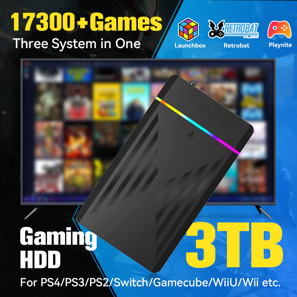 3 TB tragbare Gaming-HDD-Launc – Retro Gaming N64 Bewertung und Preis